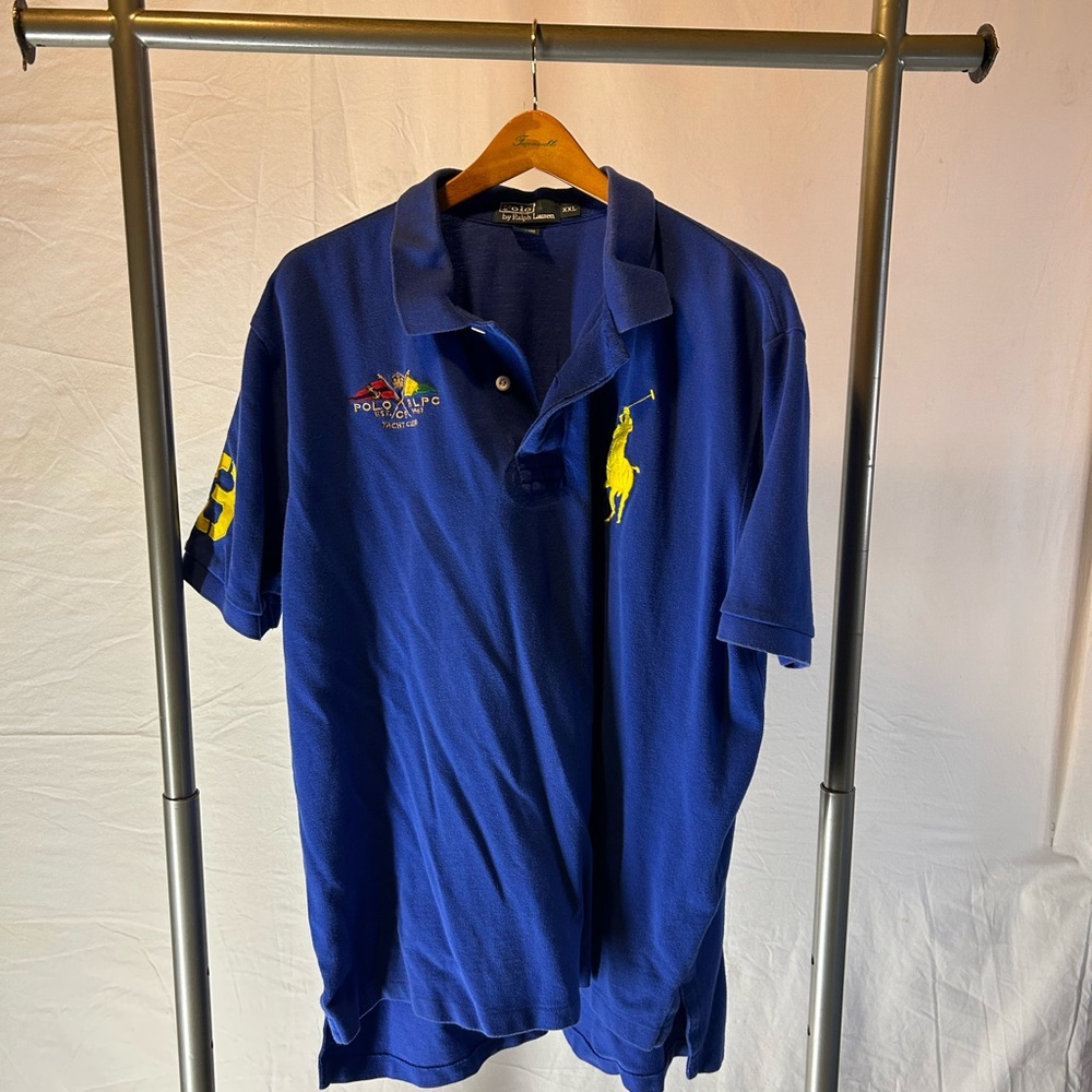 Polo by Ralph Lauren Men's Blue Polo Shirt